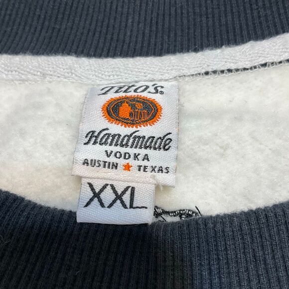 Tito’s Vodka Ugly Sweatshirt! Rare! Size XXL. White with orange quilt lime xmas - Picture 16 of 16